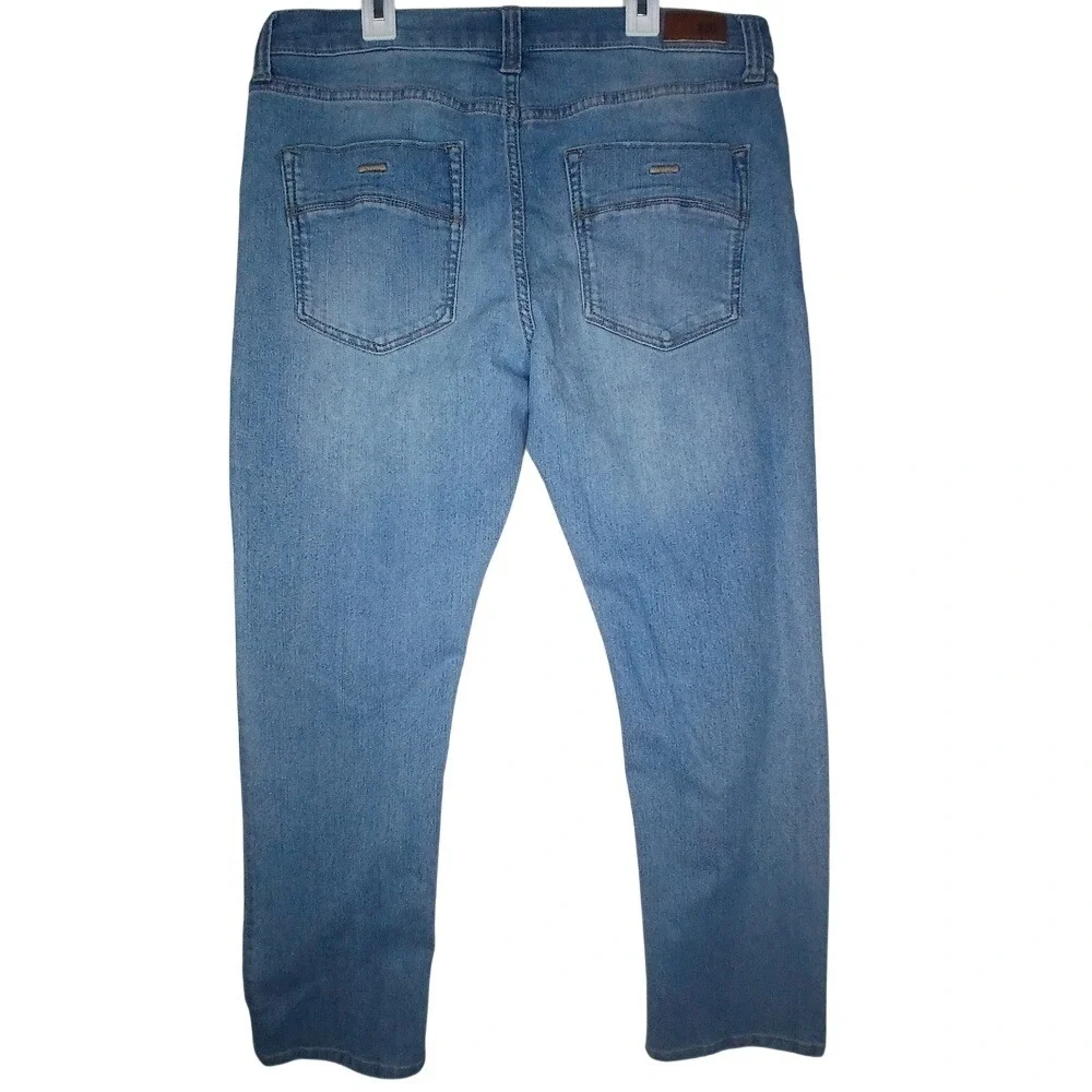 RSQ Jeans‎ Men 32x30 Blue New York Slim Straight Medium Wash Denim Pants